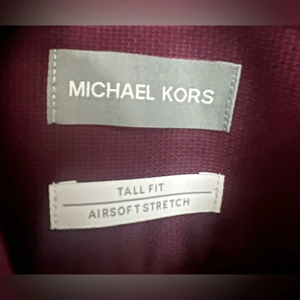 Micheal Kors- Mens Dress Shirt- Tall‎ Fit, Airsoft Stretch